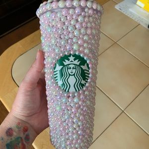 Starbucks custom cup pastel pearls 24 oz